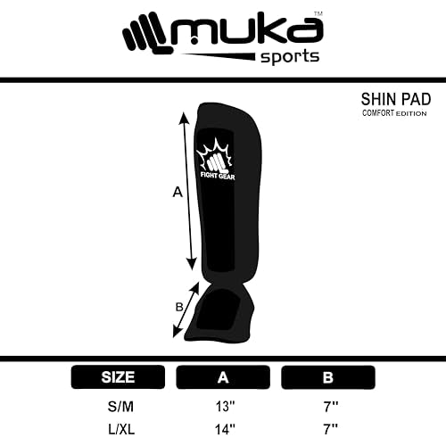 Muay Thai Shin Guards - Leather Leg Instep Protection Pads - Martial Art Kicking Sparring Training Gear for BJJ Karate, Boxing, Taekwondo, Kickboxing/MMA Training (Pair) - color: Brown, size: Large