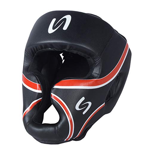 Never Giveup - Head Guard for Boxing MMA Muay Thai Training & Fight (L/XL)