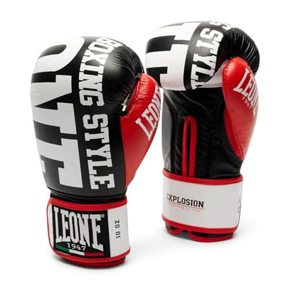 LEONE 1947, Explosion Boxing Gloves - color: black, size: 10OZ