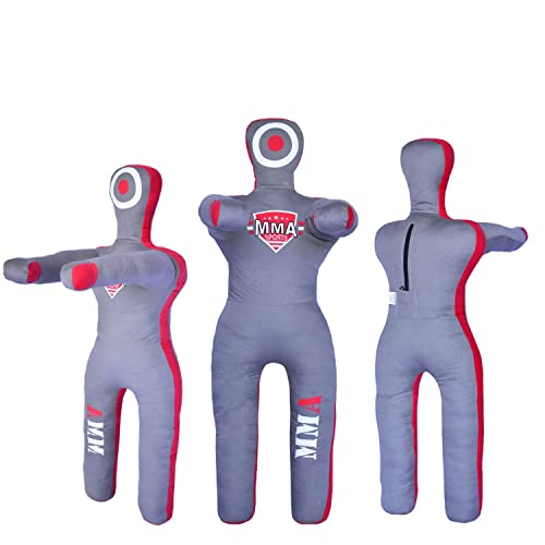 MMA Sports Kids Grappling Dummy MMA BJJ Jiu Jitsu Karate Kick Boxing Throwing Practice Dummies for Children - 4 FT -UNFILLED