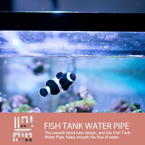 balacoo 2sets Intake Replacement Tube Tank Filter Tubing Fish Plastic Filters Accessories Accessory Aquarium Water Inflow of Professional Canister Parts