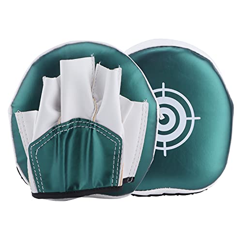 OUKENS Boxing Pads Mini Focus Mitts,PU Leather Boxing Curved Focus Punching Mitts Kids Mini Boxing Gloves Pads Boxing Target Pads for Kickboxing, MMA, Muay Thai, Punching Target, Martial Arts - color: 1 Piece Green