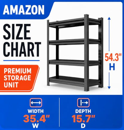 Fish Tank Stand, Convertible 2-in-1 Aquarium Terrarium Stand with Adjustable Steel Shelves, Heavy Duty Metal Terrarium Holder for Living Room and Garage, Black 4-Tier, 54.3" H×35.4" W×15.7" D - size: 4-Tier, 54.3"H×35.4"W×15.7"D