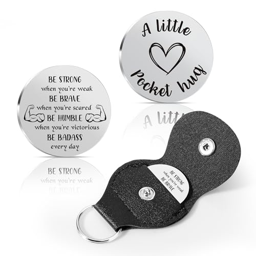 Pocket Hug Token 2026 Graduation Giftsfor her him Mothers Day Gifts for Mom Thank You Gift for Her Him - color: Be Strong When You Are Weak