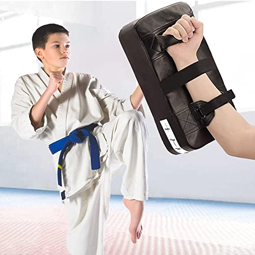 LuiceABC One Karate Taekwondo Boxing Kick Punch Adjustable Soft Shield Durable Training Pad for Boxing, Training and Protecting Your Palm, Wrist and Decreasing The Shock - color: Red