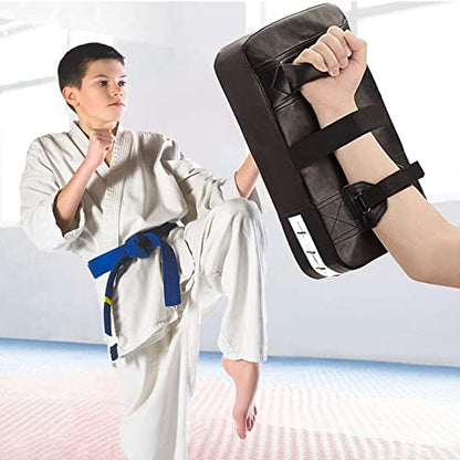 LuiceABC One Karate Taekwondo Boxing Kick Punch Adjustable Soft Shield Durable Training Pad for Boxing, Training and Protecting Your Palm, Wrist and Decreasing The Shock - color: Red