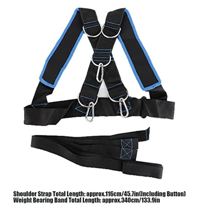 Durable Speed Running Harness Resistance Band Strong Metal Hooks for Body Training for Strength Training Enthusiasts