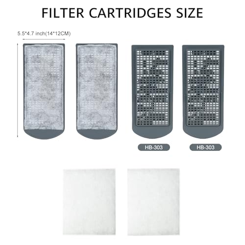 Vimvins 10 Gallon Glass Small Fish Tank with Filter Light and Lid, Aquarium Starter Kit - size: 10 Gallon