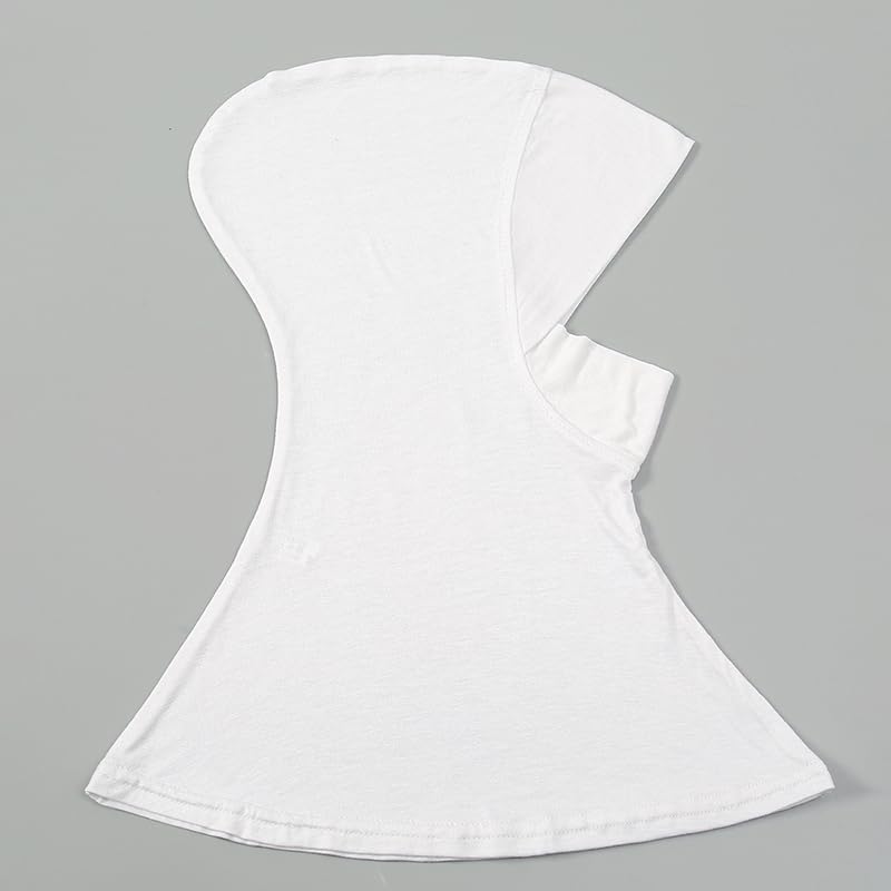 Women Slouchy Beanies Cap Soft Hijab Cap Under Scarf for Women Muslim Jersey Hijab Undercaps(1PC/2PC) - color: White