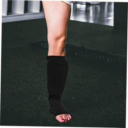 STOBAZA Professional Martial Arts Shin Guards for Adults Breathable Lightweight Karate Calf Protection Pads with Moderate Curve for Kickboxing Thai Boxing Sparring and Training Safety Gear