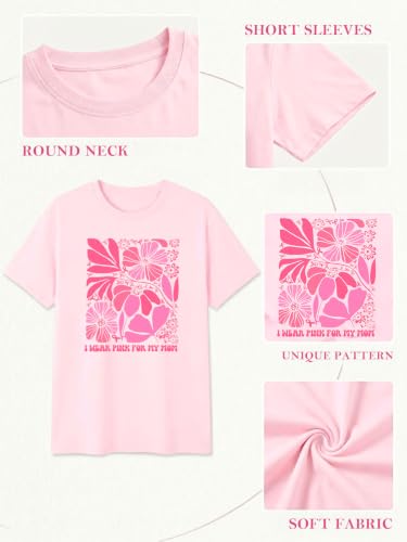 Breast Cancer Shirts for Women Pink Ribbon Boxing Gloves Graphic Tops Breast Cancer Awareness Tshirts Fighter Tees - color: Pink2, size: Medium