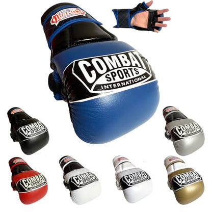 Combat Sports Max Strike MMA Training Gloves - color: Blue, size: X-Large