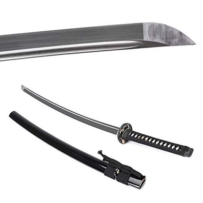 siwode Katana Handmade Full Tang Sharp, Alloy Tsuba Japanese Samurai Sword High Carbon Steel 1060,T10 1095, 40-Inch - color: Xian Dragen