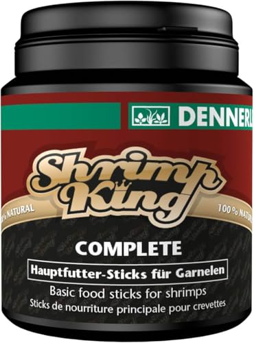 Dennerle Shrimp King Complete 1.587 oz (45g) - Premium Shrimp Food for Balanced, Healthy Growth, molting, colorfulness and Joy of Reproduction
