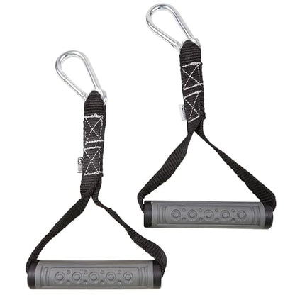 GoFit Power Handles – Resistance Band Handles, Pull Up Handles for Strength Training - One Pair, black, OS, GF-STHC