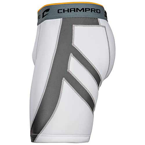 Champro Wind-up with Wind Up Compression Polyester Spandex Sliding Short w Cup - size: X-Small