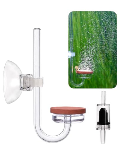 CO2 Diffuser for Aquarium Plant Mini CO2 Atomizer, U-Shaped-L - color: U-Shaped, L