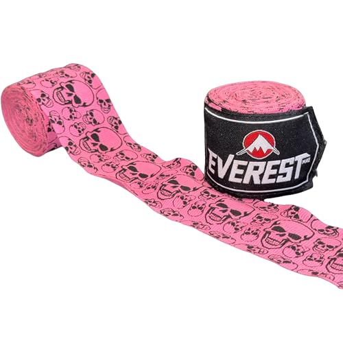 Mexican Style Hand Wraps 180" Semi-Elastic Boxing Wraps with Thumb Loop, Inner Gloves Bandages for Muay Thai, Kickboxing, Grappling
