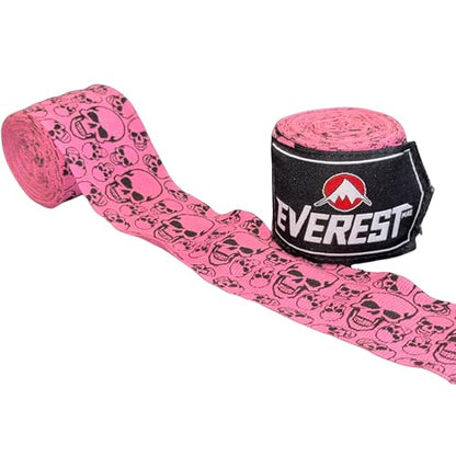 Mexican Style Hand Wraps 180" Semi-Elastic Boxing Wraps with Thumb Loop, Inner Gloves Bandages for Muay Thai, Kickboxing, Grappling