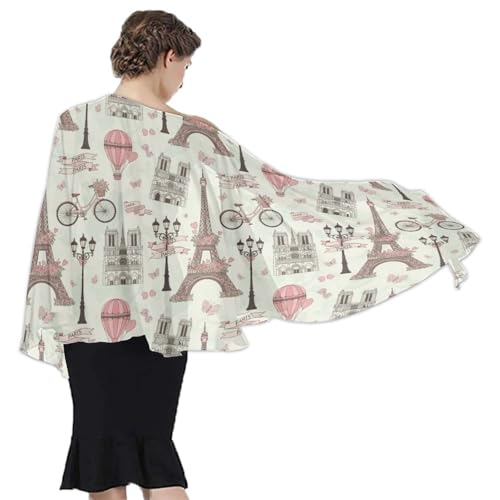 Chiffon Shawl Scarf Sarong And Sun Protective Shawl Long Lightweight Travel Scarf - color: Color297