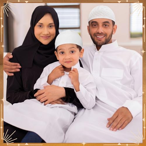Boyiee Kufi Hat for Men - color: White, style: Solid Classic