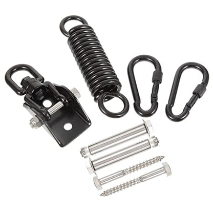 VICASKY Stainless Steel Heavy Bag Mount Suspension Hook Set for Boxing Swing and Hammock Shock Absorbing Spring Design Heavy Duty Bracket for Outdoor and Home Gym
