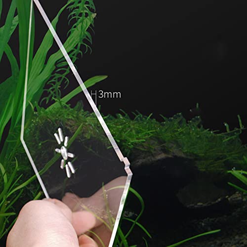 Fish Breeding Box Acrylic Fish Isolation Box Fish Seedlings Incubator Aquarium Fish Breeder Box with Isolation Board for Baby Fishes Shrimp Clownfish and Guppy(30CM*15CM*15CM)