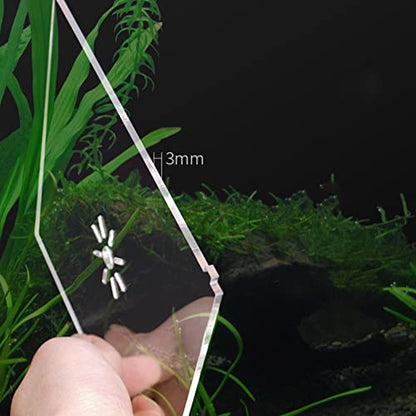 Fish Breeding Box Acrylic Fish Isolation Box Fish Seedlings Incubator Aquarium Fish Breeder Box with Isolation Board for Baby Fishes Shrimp Clownfish and Guppy(30CM*15CM*15CM)