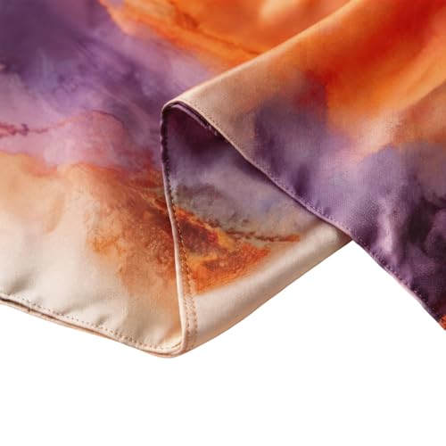 Hijab Scarf for Women Fashion Printed Modal Hijab Head Wrap Scarves Lightweight Long Scarf Shawls - color: Watercolor M
