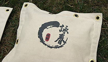 Wing Chun Kung Fu Canvas Sandbag Wall Hanging Bag is Suitable for Kick Boxing and Various Boxing Training. - color: LONG