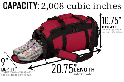 Personalized Boxing Duffle Bag with Name – Durable Gym Bag for Fighters, Custom Training Gear Bag with Shoe Compartment for Gloves & Equipment - color: Pink, style: Boxing