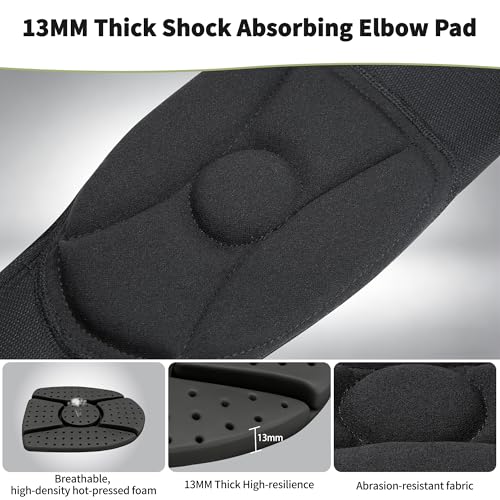 Adult Elbow Pads,Breathable Compression Elbow Guards for Men Women | Lightweight Compression Elbow Pad for for Football Volleyball Wrestling Cycling - size: Elbow Pads(Medium)