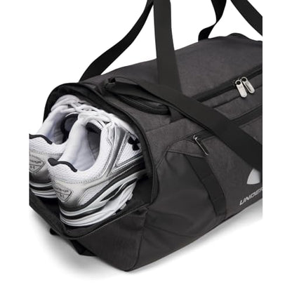 Under Armour Undeniable 5.0 Duffle - color: (011) Black Medium Heather / Black / Metallic Silver, size: Medium (58L)