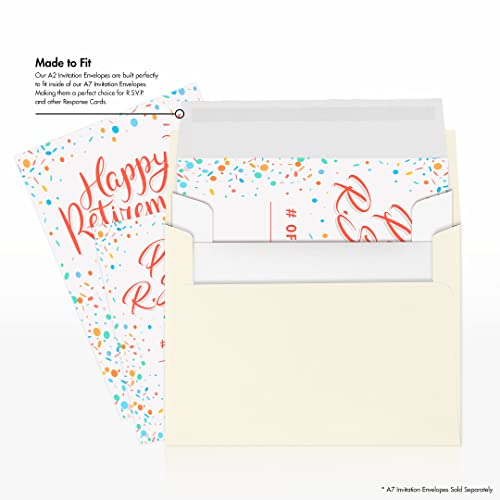 LUXPaper A2 Classic Crest Invitation Envelopes | 4 3/8" x 5 3/4" | Avon Brilliant White | 70lb. Text | 1,000 Qty - color: 70lb. Classic Crest Avon Brilliant White, size: 1000 Qty.