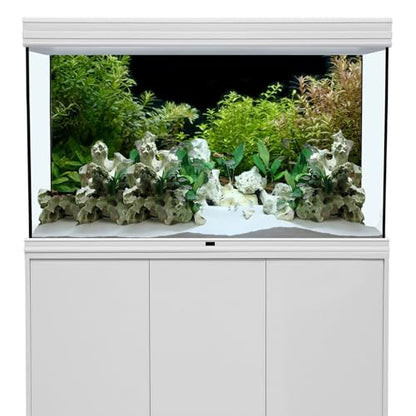 AWERT Aquarium Background River Bed & Lake Aquatic Plant Fish Tank Background Vinyl 36x18 inches - size: 36x18in/90x45cm