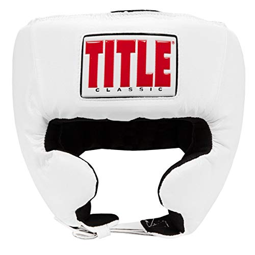 TITLE Boxing Classic USA Competition Headgear - Protective Gear for Sparring and Martial Arts, USA Boxing Approved - color: White, size: Small