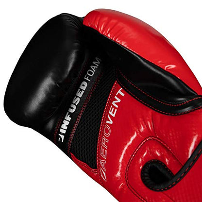 TITLE Boxing Infused Foam Interrogate Training Gloves 2.0 - Boxing Gloves, Boxing Training Gloves, MMA Gloves, Oz Training Gloves, Kickboxing Gloves, Punching Bag Gloves, Sparring Gloves - color: Red/Black, size: 14 oz