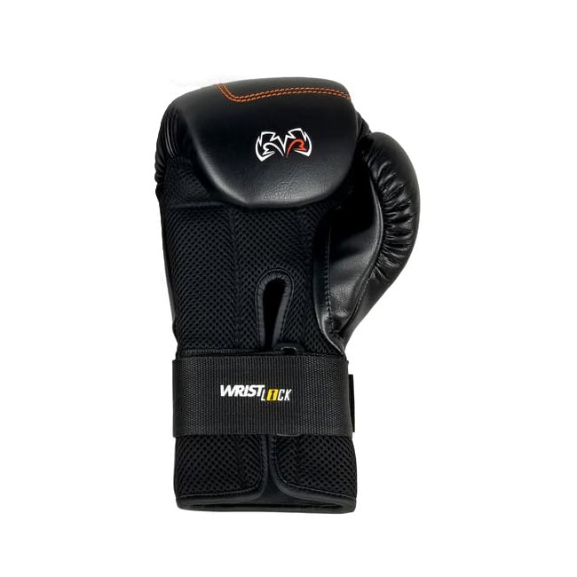RIVAL Boxing RB1 2.0 Ultra Bag Gloves, Hook and Loop Closure, Super-Resistant Microfiber, High-Density Foam, Breathable Mesh Palm - color: Black, size: Medium