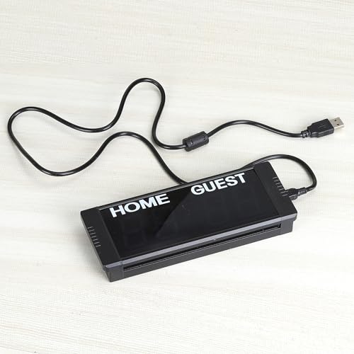 M METERXITY Scoreboard Score Keeper, Portable Scoreboard Count Clock Wall Clock with Remote Apply to Indoor Sports Gym Game