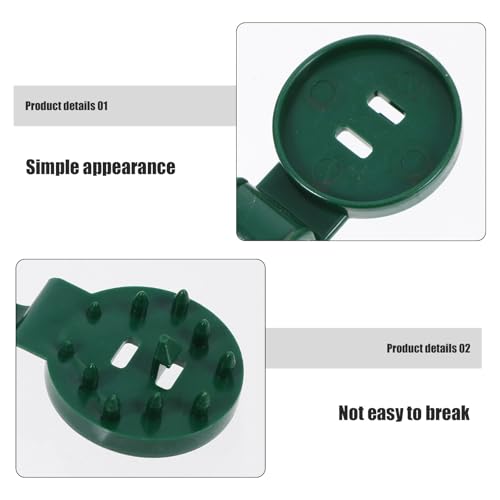 MAGICLULU 50pcs Greenhouse Clips and Mesh Buckles for Garden Netting, Reusable Sunshade Net Fixing Clamps, Non-slip Shade Cloth Clips for Outdoor Patio and Farm Use