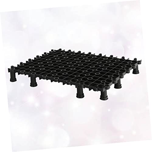 GANAZONO Fish Tank Plate 2pcs Bottom Pad for Aquarium Submersible PVC with 8 Nails - color: Black, size: 27.00X20.00X1.30CM