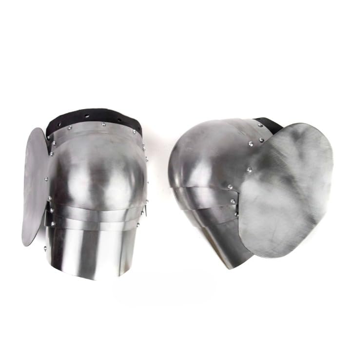 NauticalMart Steel Segment Poleyns Cuisse Medieval Knight Knee Guard Set Wearable Renaissance Leg Armor