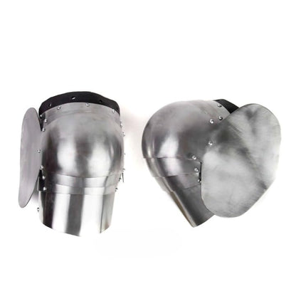 NauticalMart Steel Segment Poleyns Cuisse Medieval Knight Knee Guard Set Wearable Renaissance Leg Armor