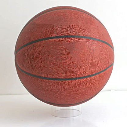Acrylic Display Stand Clear Holder Plastic Round Display Stands for Golf Ball Baseball Softball Tennis Football Ball Storage Holder Rack