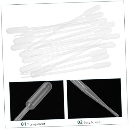 100pcs Plastic Dropper Pipettes Capacity Laboratory Dropper Pipettes for Science Aquarium Use