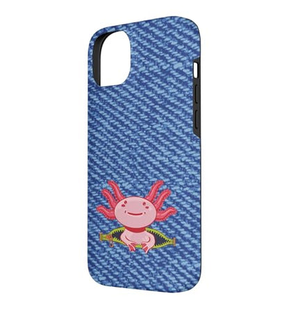 Axolotl Tank-Aquarium aquaristic Terrariums Axolotl Case for iPhone 14 Plus