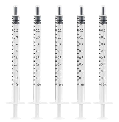 1 Cc Syringe Without Needle， 1ml Oral Syringe， 1ml Syringe Without Needle， （ 30Pack ） for Scientific Labs, Individually Wrapped - size: 1ml, style: 30