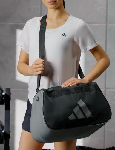 adidas Power Gym Bag – Lightweight Small Duffel, Black/Grey Four, OSFA - color: Black/Grey Four