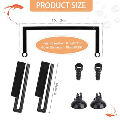 Aquarium Floating Plant Barrier, Intercepting Floating Plant Corral Fish Aquarium Accessories for Aquarium Feeding Ring, Aquarium Divider for Aquarium Holder Accessories for All Aquatic Plants