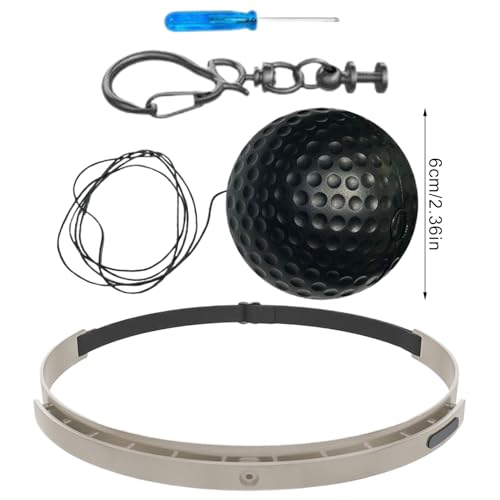 Boxing Ball with Headband - Wearable Punching Speed,Silicone Headband Boxing Trainer Ball,for Living Room Bedroom Dormitory Gym Men Women Beginners Teens - color: black soft ball